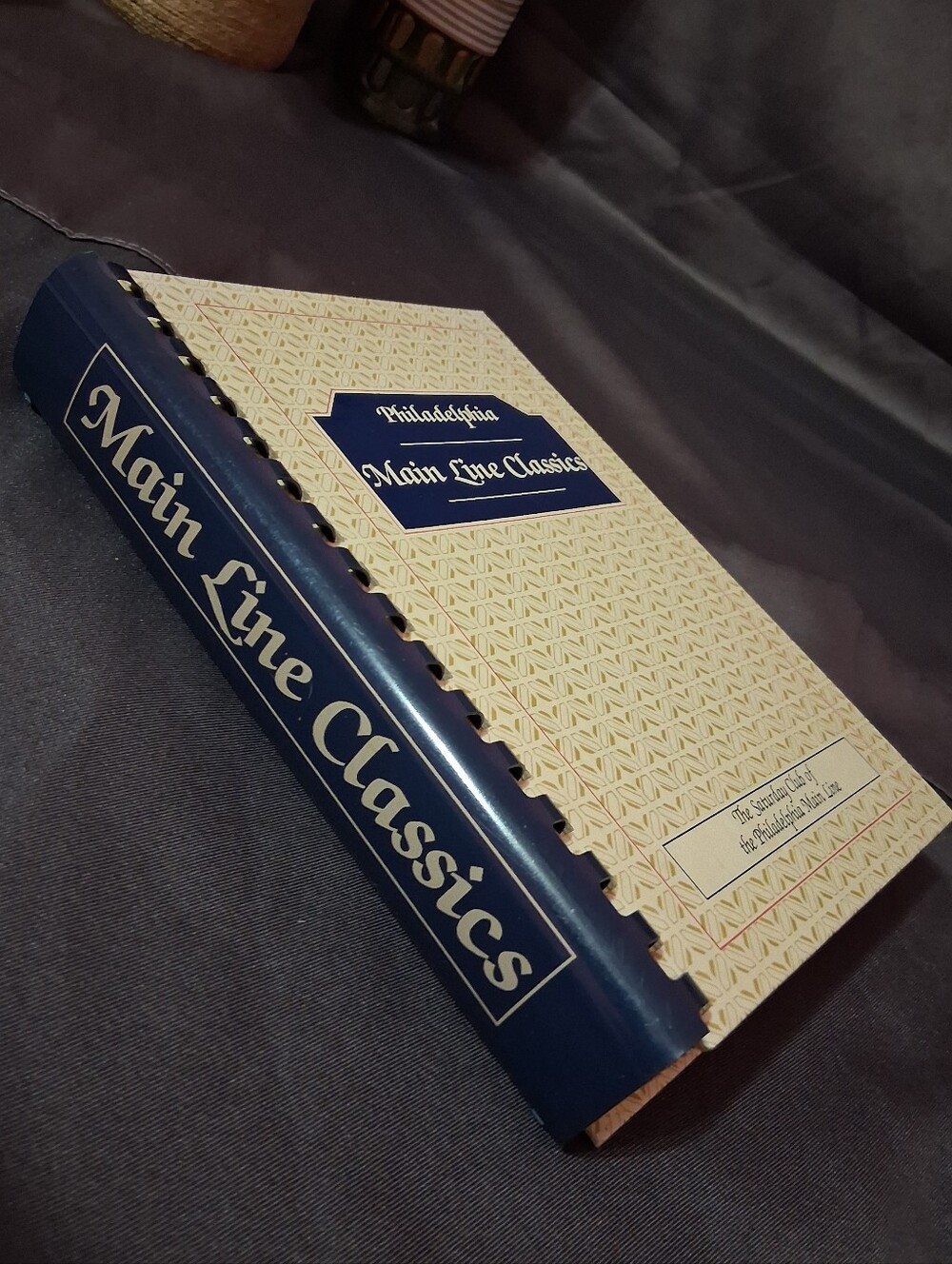 Philadelphia Main Line Classics Vintage Cookbook